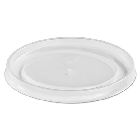 Chinet Plastic High Heat Vented Lid, Fits 16-32 oz, White, PK500 89112